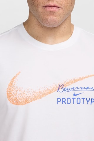 T-shirt de running - Blanc - Nike