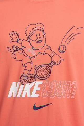 T-shirt regular de tennis Nikecourt - Corail - Nike