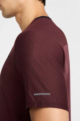 T-shirt de running Solar Chase - Bordeaux - Nike