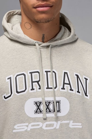 Sweat à capuche - Gris clair chiné