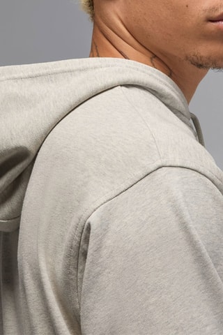 Sweat à capuche - Gris clair chiné