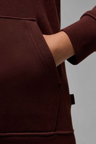 Sweat polaire à capuche - Marron