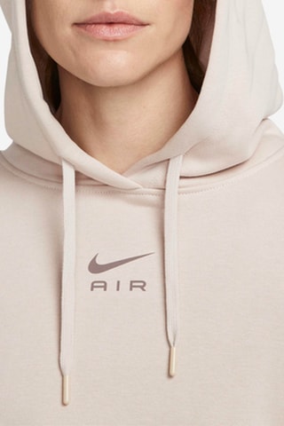 Sweat polaire Air crop - Gris clair et marron