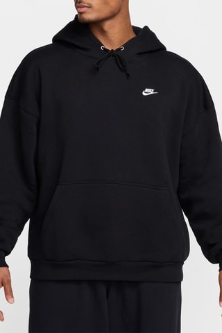 Sweat oversize polaire - Noir