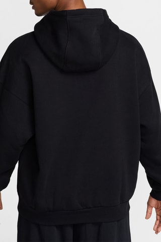 Sweat oversize polaire - Noir