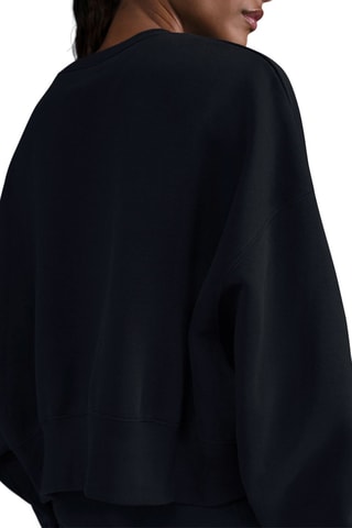 Sweat polaire de tennis - Noir et blanc - Nike