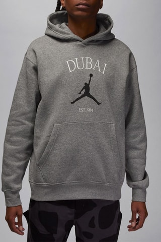 Sweat à capuche - Gris clair chiné - Jordan