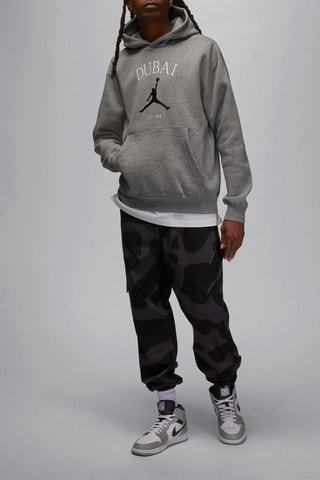 Sweat à capuche - Gris clair chiné - Jordan