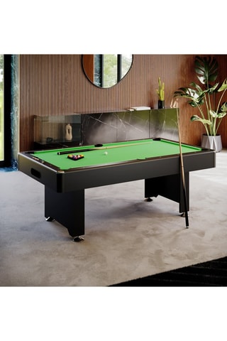 Billard convertible en table dinatoire - 212 x 118 x 86 cm