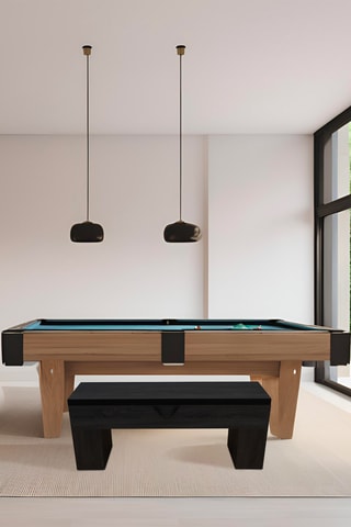 Banc-coffre Classic - Bois Noir - 113 x 32 x 45,5 cm