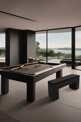 Banc-coffre Classic - Bois Noir - 113 x 32 x 45,5 cm