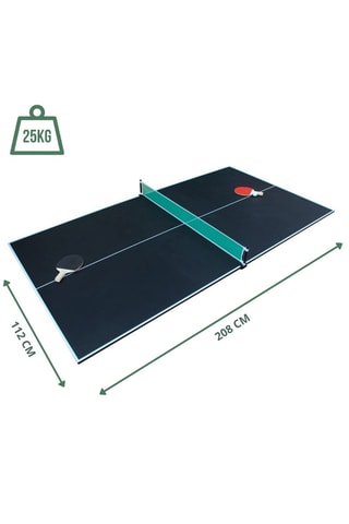 Plateau de table de ping - pong avec accessoires - Noir