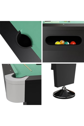 Billard americain retour automatique Authentique - 220 x 123 cm