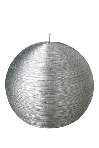 Bougie ronde - Argenté
