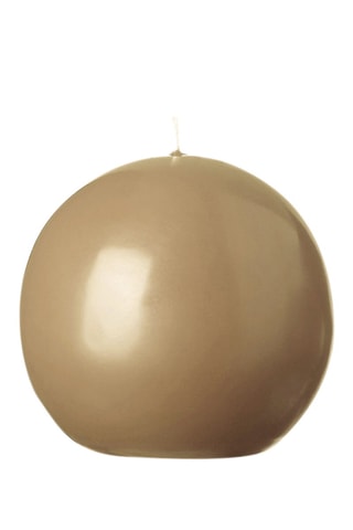 Bougie ronde - Taupe
