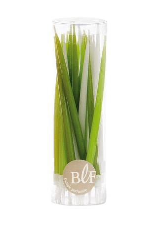 20 bougies anniversaire - Vert foncé, vert clair et blanc
