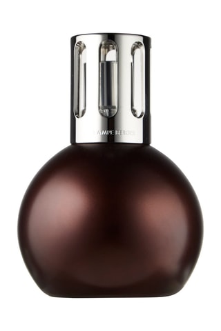 Lampe à catalyse en verre laqué Bingo - Chocolat