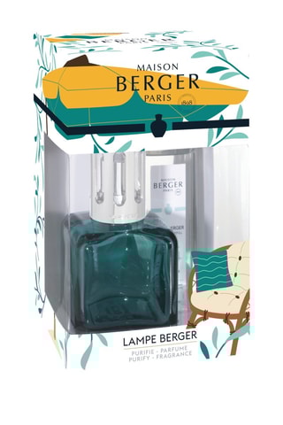 Coffret lampe à catalyse Glaçon Summer et recharge parfumée Eau des menthes - 250 ml