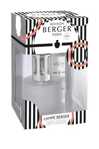 Coffret lampe à catalyse Illusion et recharge parfumée Angélique Noir - 250 ml