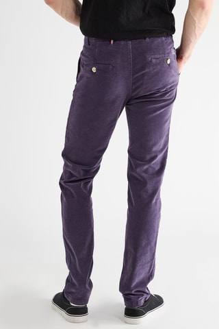 Velours Broek - Paars