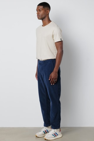 Velours Chino - Marineblauw