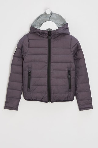 Dubbelzijdig Windjack met Capuchon - Donkergrijs