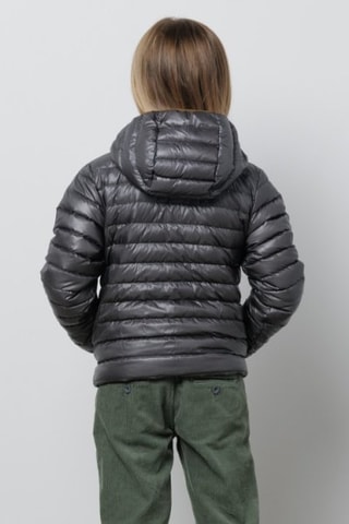 Dubbelzijdige Gewatteerde Jas met Capuchon - Kaki en Zwart