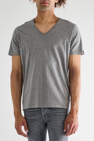 T-shirt - Gemêleerd Donkergrijs