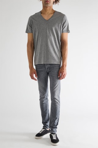 T-shirt - Gemêleerd Donkergrijs