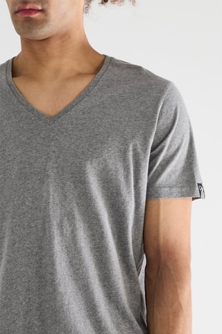 T-shirt - Gemêleerd Donkergrijs