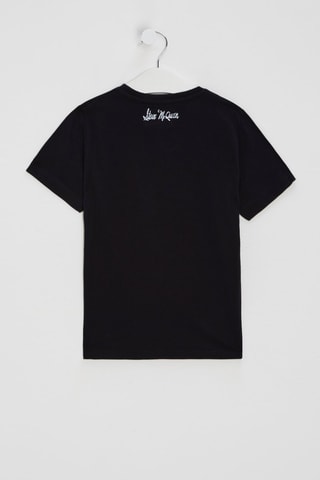 T-shirt Steve McQueen - Zwart