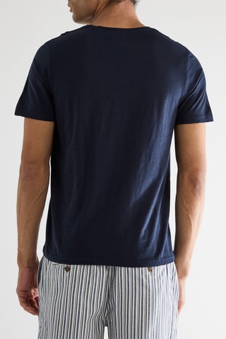 T-shirt - Marineblauw