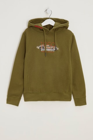 Sweater met Capuchon - Olijfgroen