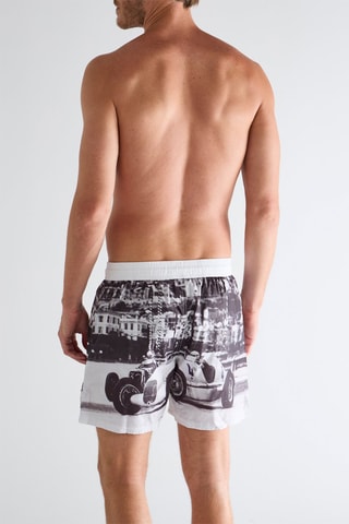 Zwemshort Grand Prix de Monaco 1935 - Wit