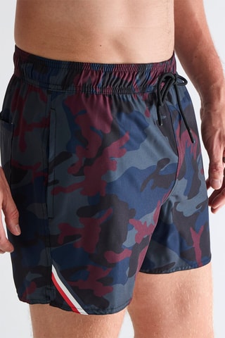 Zwemshort - Zwart en Bordeauxrood