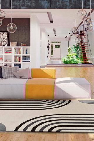 Tapis Garden - Blanc