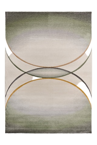 Tapis Libet - Kaki et gris clair