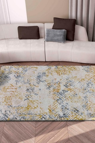 Tapis Kilis - 
Beige et bleu
