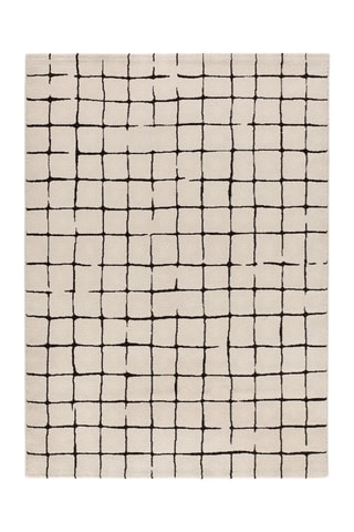 Tapis Retro - Blanc et noir