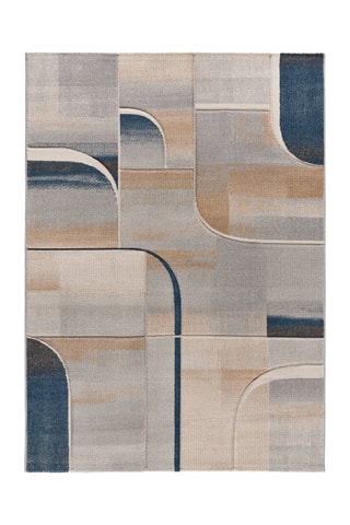 Tapis Medel - Bleu et beige