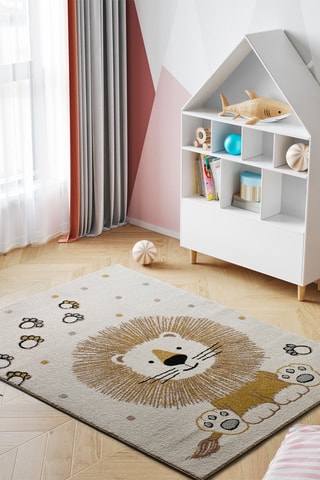 Tapis Beats - Blanc et orange