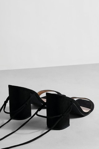 Sandales à talons - Noir