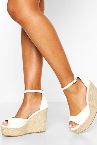 Espadrilles compensées - Blanc