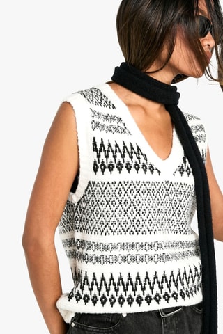 Débardeur - Blanc et noir