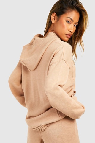 Pull à capuche et short - Nude