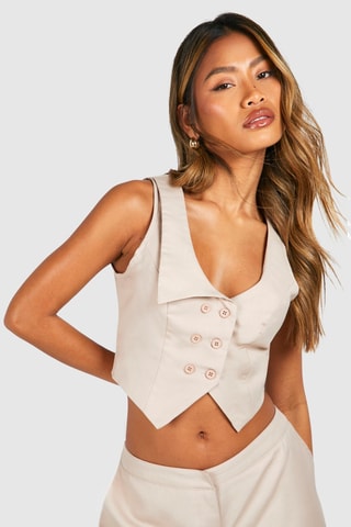 Gilet sans manches - Beige