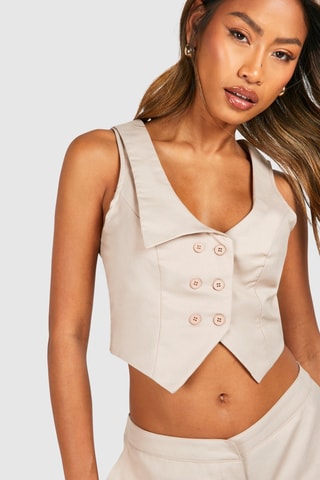 Gilet sans manches - Beige