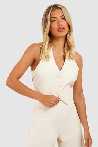 Gilet de costume - Ecru