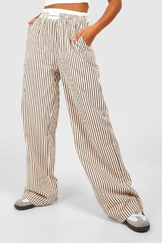 Pantalon taille haute - Blanc
