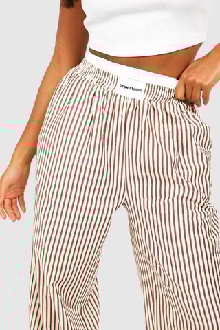 Pantalon taille haute - Blanc